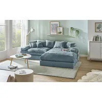 smart Ecksofa  Lionore , blau , Maße (cm): B: 265 H: 86 T: 203.0
