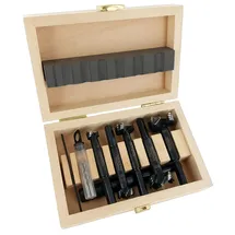Famag Bormax Prima Hartmetall-Forstnerbohrer 6-tlg Set im Holzkasten