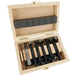 Famag Bormax Prima Hartmetall-Forstnerbohrer 6-tlg Set im Holzkasten