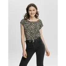 Only ONLVIC S/S AOP TOP NOOS beige 42