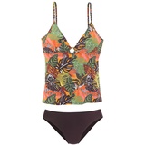 VIVANCE Tankini Damen braun-bedruckt, Gr.42 Cup C/D,