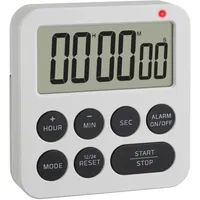 TFA Digitaler Timer Kurzzeitmesser bis 99h/59min/59s weiß