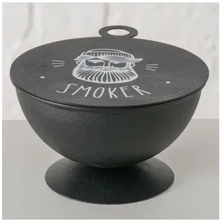 Boltze Sturmaschenbecher ''Camper'' in Schwarz - (B)14,5 x (H)7 x (T)12 cm