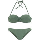 JETTE Bügel-Bandeau-Bikini Damen grün Gr.44 Cup D