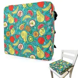 MHwan Sitzerhöhung Stuhl Kind, Wasserdichtes atmungsaktives Sitzerhöhung Kinder, bequem und unverformbar für langes Sitzen, doppelschichtige Anti-Rutsch-Sicherheitsschnalle