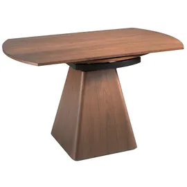 ac angel cerda Angel Cerdá Ausziehbarer Esstisch runde Walnuss 1081 - Braun