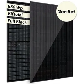 Vale 2x Solarmodul Bifazial 440 W inkl. 2 x 440 Wp Solarmodule