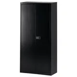 BISLEY Flügeltürenschrank Metall 40 x 91,4 x 195 cm schwarz