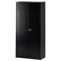 BISLEY Flügeltürenschrank Metall 40 x 91,4 x 195 cm schwarz