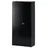 BISLEY Flügeltürenschrank Metall 40 x 91,4 x 195 cm schwarz