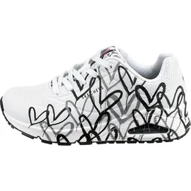 SKECHERS Uno Spread the Love Damen Weiß 37
