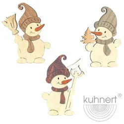 Kuhnert Baumschmuck Schneemänner 6-er Set