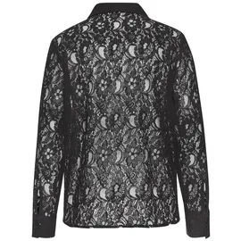 LASCANA Spitzenbluse Damen schwarz Gr.36