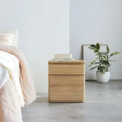Nachttisch aus Teakholz Nino