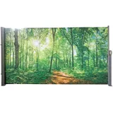 deluke Seitenmarkise FABI Motiv Waldlichtung 0 x 0 cm Mehrfarbig Polyester