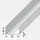 Alfer Rechteck-U-Profil 23,5 x 43,5 x 2500 mm Aluminium