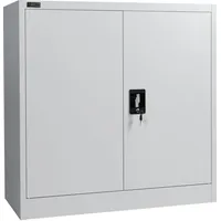 Makika Aktenschrank Büroschrank abschließbar 40x90x90cm in Hellgrau