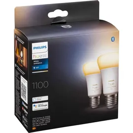 Philips Hue White Ambiance E27 1100 lm 8 W 2 Stk.