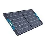 Tragbares Solarpanel, max. 100 W Ausgang, perfekt für Camping, Outdoor, Urlaub - Schwarz