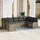 vidaXL Garten-Lounge-Set 9-tlg. grau