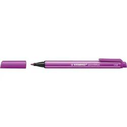 STABILO Filzschreiber pointMax lila, 0,8mm Strichstärke, Nylonspitze, Kappe