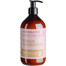 benecos benecosBIO - Körperlotion BIO-Wildrose - ROSIGE AUSSICHTEN - vegan - recyceltes Plastik