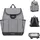 KIKKABOO Morice Rucksack Grau