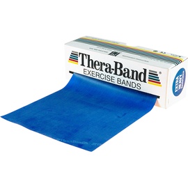 Thera-Band THERABAND Fitnessband Übungsband Latex Blau