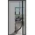 Sekey Fliegengitter Tür Vorhang 80 x 210 cm Schwarz