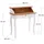 DESIGN DELIGHTS Sekretär, Weiß, Holz, 80x92x40 cm, Arbeitszimmer, Schreibtische, Sekretäre