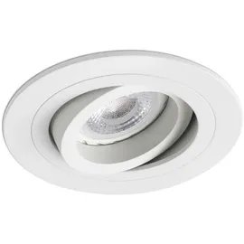 FARO Radón Deckeneinbauleuchte rund/weiß