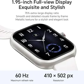 Honor Choice 49 mm BT Kunststoffgehäuse weiß Sportarmband weiß One Size