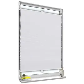 Woltu Wabenplissee ohne Bohren verdunkelung Thermo Doppelplissee Klemmfix Zweifarbig, Plissee Faltrollo Sonnen-, Sicht- - Schallschutz, Jalousie Plisseerollo für Fenster & Tür,