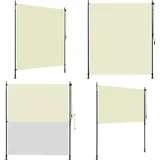 Außenrollo 200 x 270 cm Creme - Außenrollo - Markise - Sonnenschutz - Balkon - Terrasse - Home & Living