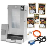 Eversmoke Räucherofen Excellent II Medium BBQ Grill Smoker mit Sichtfenster Ther