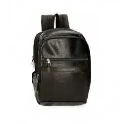 Pepe Jeans Unisex. 7812131 Horley anpassungsfähig Computer Rucksack zwei Fächer schwarz (OSFA), Lässig, Polyester