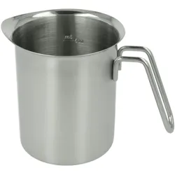 Metaltex Edelstahl Milchkrug Skala bis 500ml