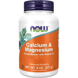 NOW Foods Calcium & Magnesium Citrate Powder with