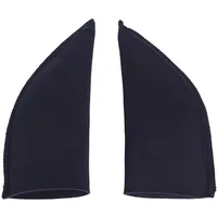 QHP Schallschutz Ohren für Ohrenhaube Fliegenohren Cob Schwarz