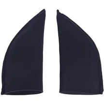 QHP Schallschutz Ohren für Ohrenhaube Fliegenohren Cob Schwarz