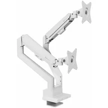 Arozzi Alzare Neo Duo Monitorständer mit Gasfeder Weiß