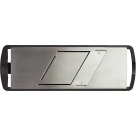 KAI Michel Bras Wechselaufsatz No. 4, Hobel für KAI Mikroreibe, Hobel schwarz aus Edelstahl und Kunststoff - Reibenfläche 15,4 cm / Griff 11,5 cm