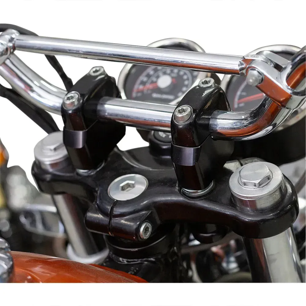S+s Cycle Royal Enfield Continental Gt 650 Efi Abs 19-21/interceptor 650 Abs 19-21 570-0003 Lenkererhöhung - Black - One Size
