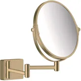 Hansgrohe AddStoris Rasierspiegel schwenkbar, Makeup Spiegel, Brushed Bronze