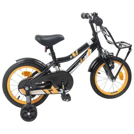 vidaXL Kinderfahrrad 12 Zoll orange/schwarz