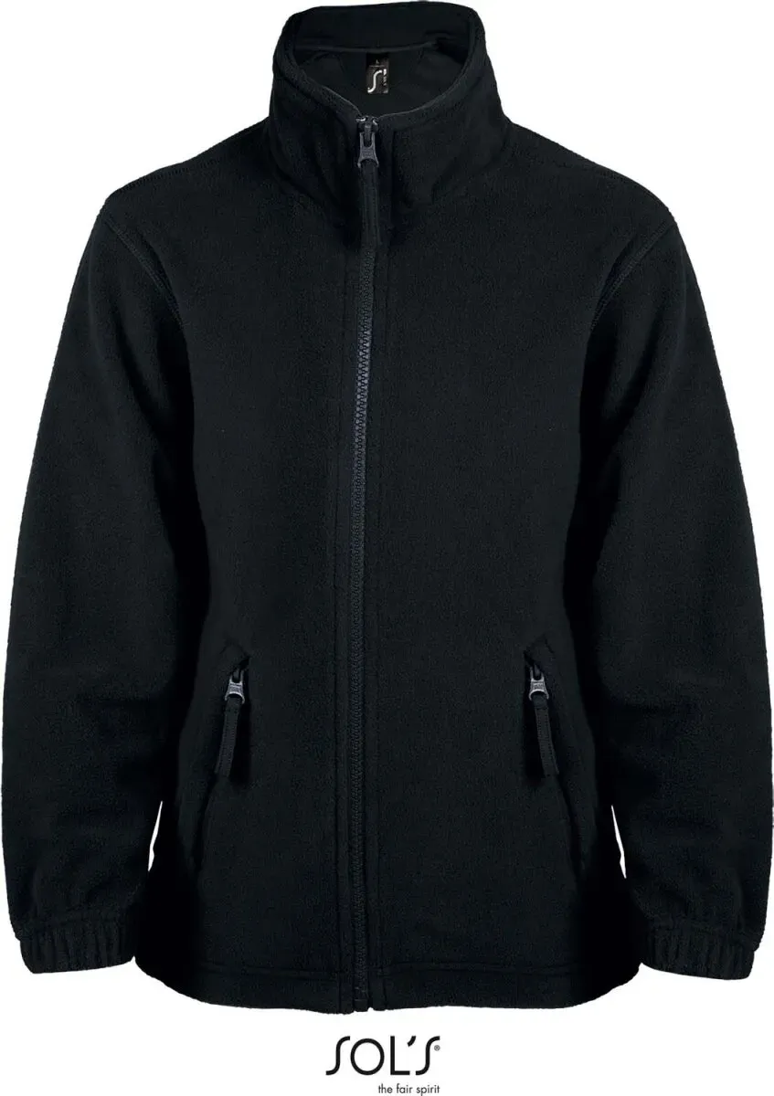 SOLS Kinder Fleece Jacke Fleece-Jacke 00589 black 6 years (106/116)