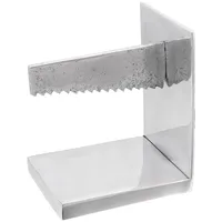 VidaXL Buchstützen 2 Stk. Silbern 11x14x17,5 cm Aluminium Säge
