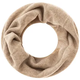 Zwillingsherz Kaschmir-Loopschal in beige