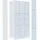 Steelboxx Schließfachschrank 9 Fächer Stahl 180x88,5x50 cm weiß
