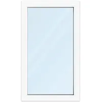 Fenster 70x120 cm, Kunststoff Profil aluplast IDEAL® 4000, Weiß, 700x1200 mm, einteilig festverglast, 2-fach Verglasung, individuell konfigurieren